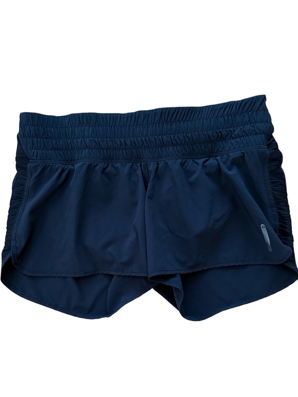 PEARL IZUMI WOMENS ATHLETIC RUNNING SHORTS INNER BRIEF LINING ZIPPERED BACK LG